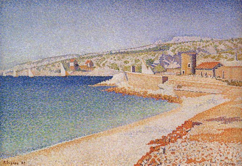 The Jetty at Cassis, Paul Signac